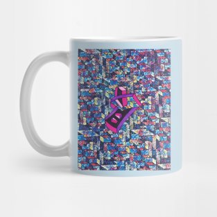 ILLUSION ON PAINNTED TESSELATION Mug